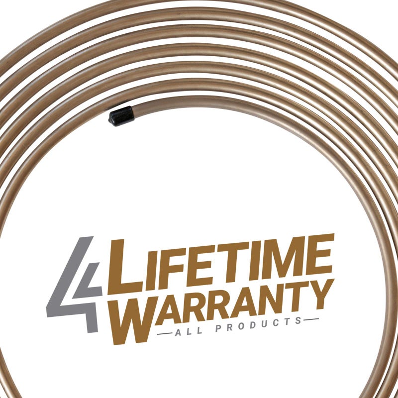 4LIFETIMELINES True Copper-Nickel Alloy Non-Magnetic Brake Line Tubing Coil - 3/8 Inch, 25 Feet - Image 2